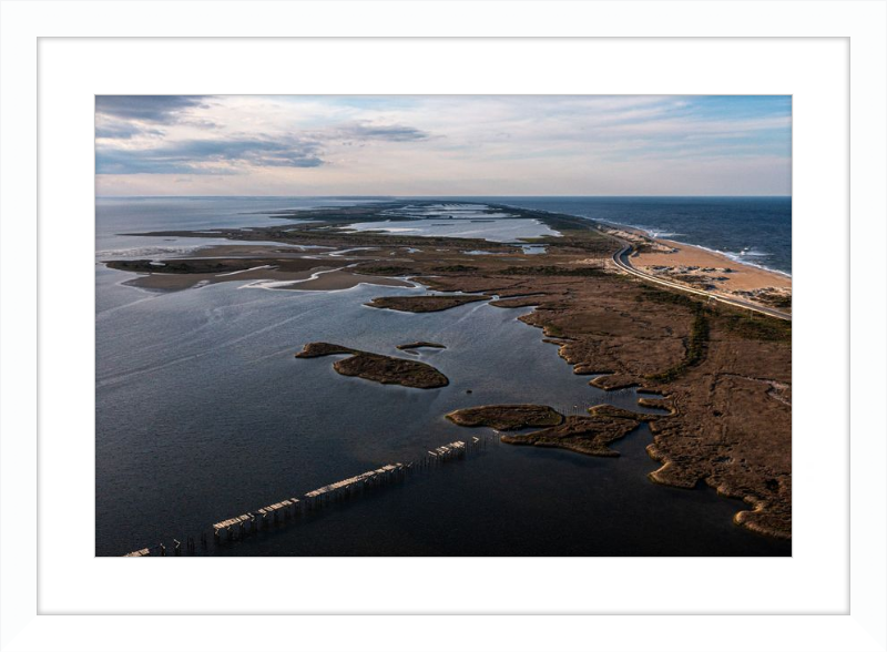 Pea Island from Above