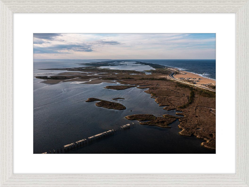 Pea Island from Above