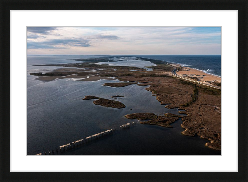 Pea Island from Above