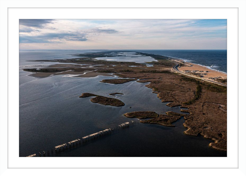 Pea Island from Above