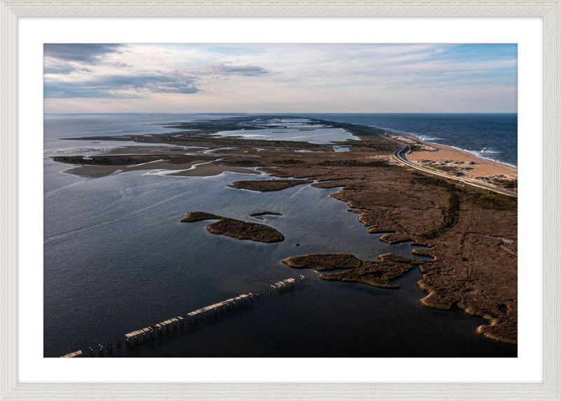 Pea Island from Above