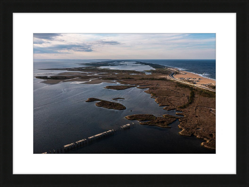 Pea Island from Above