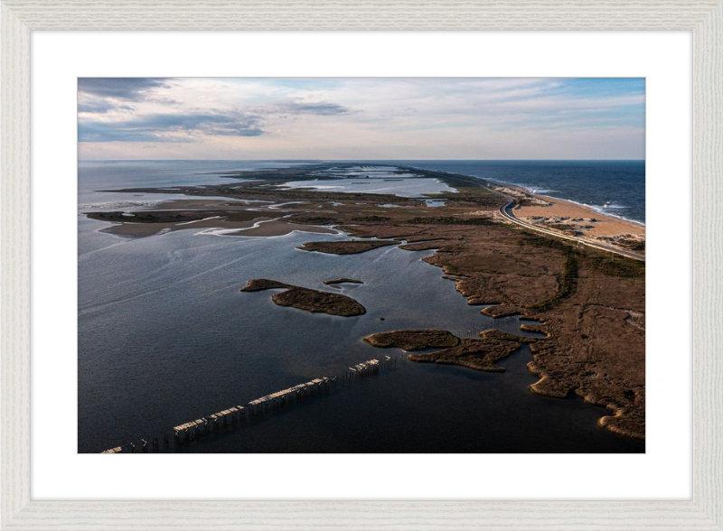 Pea Island from Above