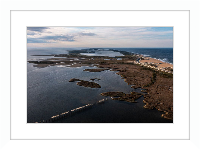 Pea Island from Above
