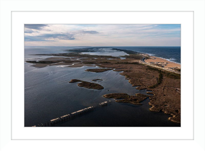 Pea Island from Above