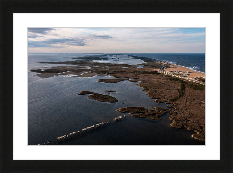 Pea Island from Above