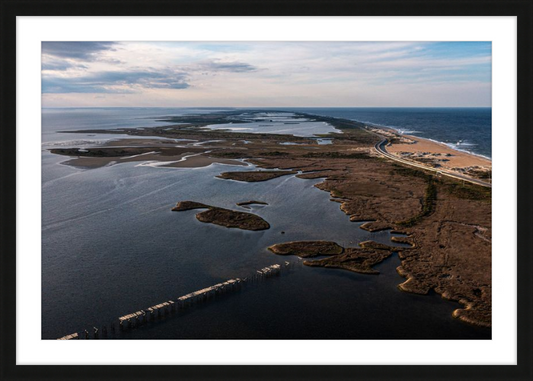 Pea Island from Above