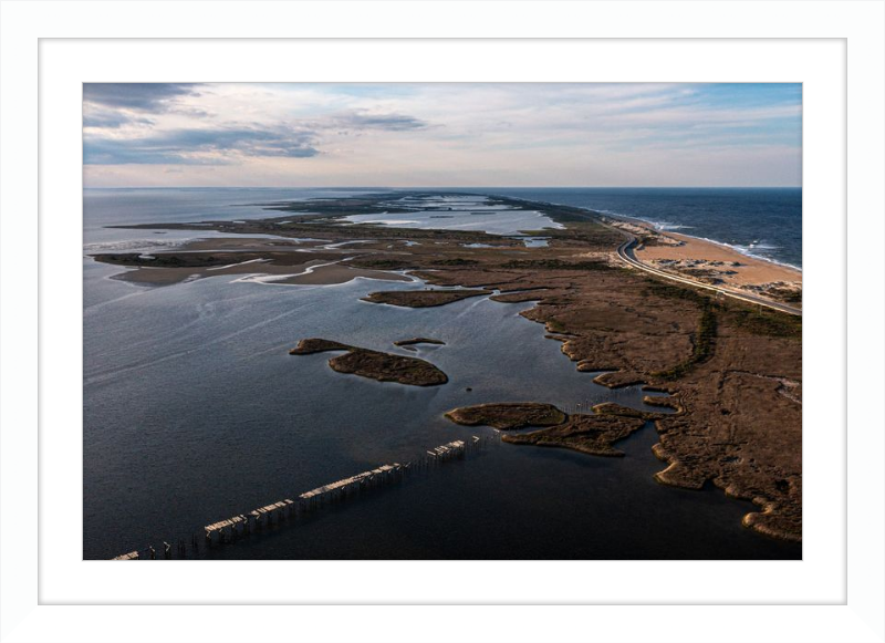 Pea Island from Above