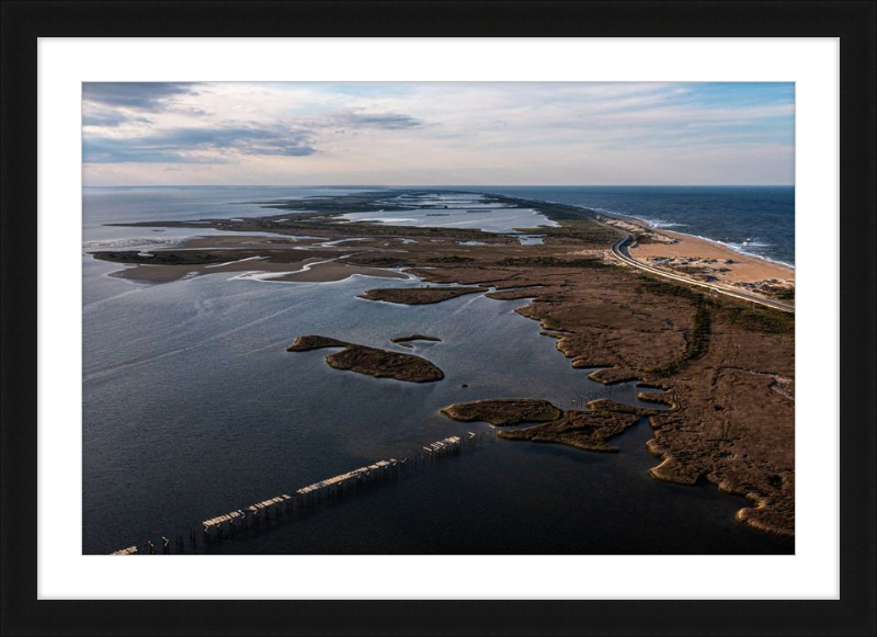 Pea Island from Above